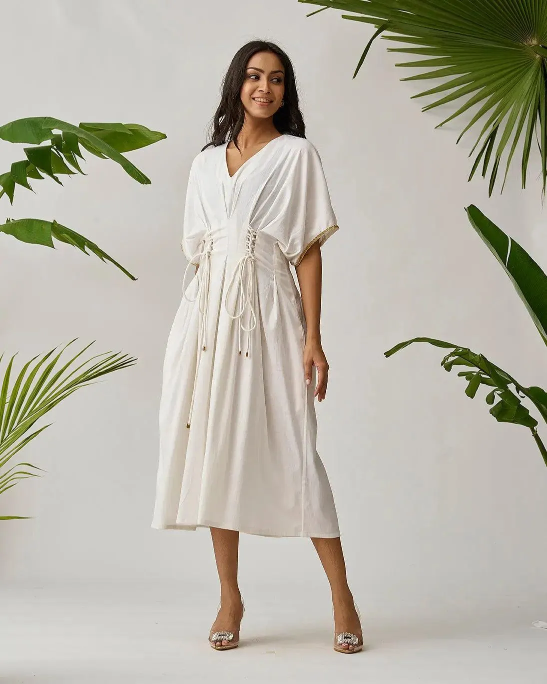 Versatile Chain-Link Midi Dress