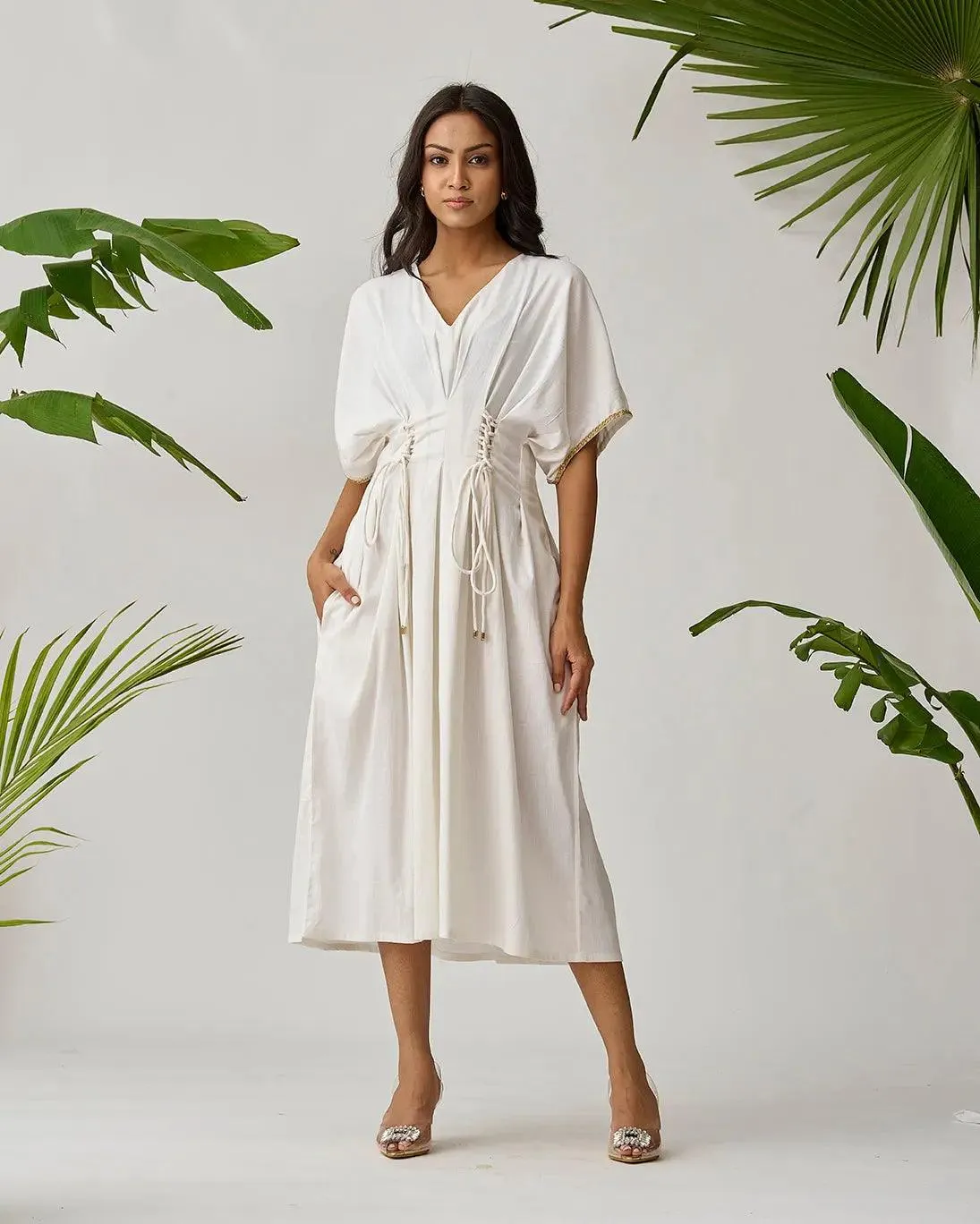 Versatile Chain-Link Midi Dress