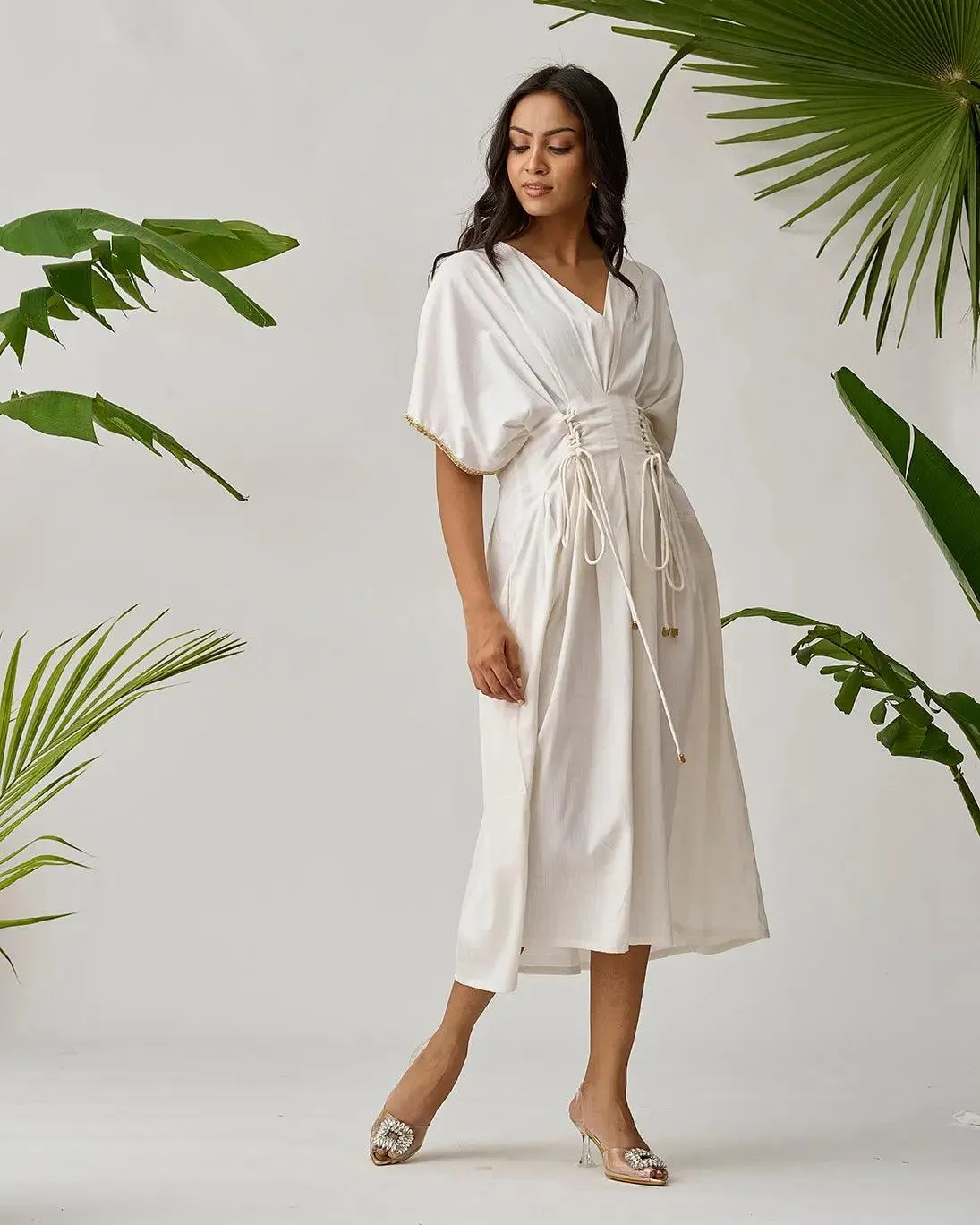 Versatile Chain-Link Midi Dress