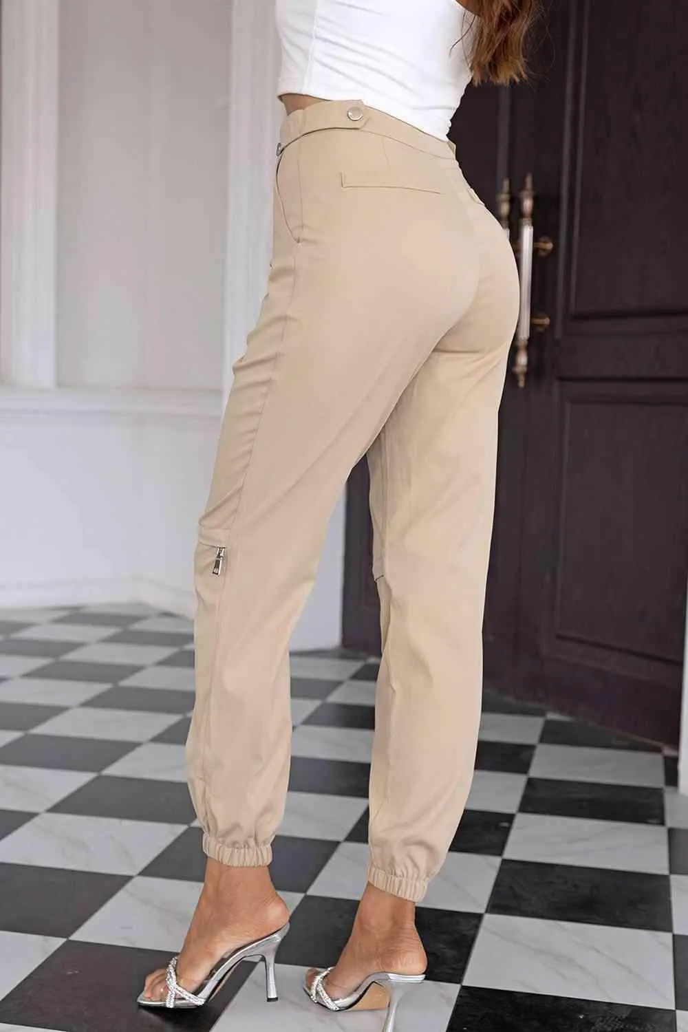 Versatile Chic High Waisted Jogger Pants