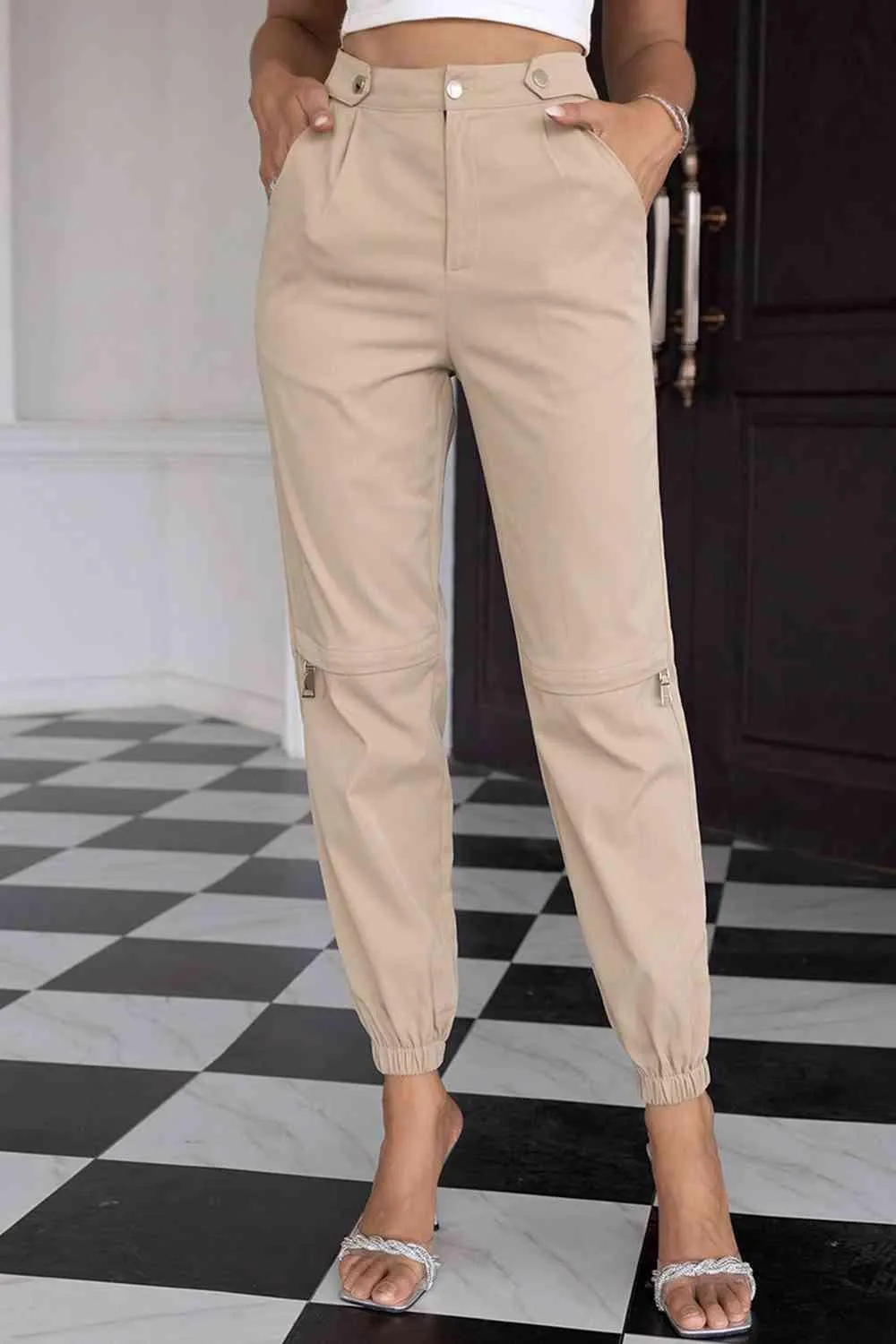 Versatile Chic High Waisted Jogger Pants