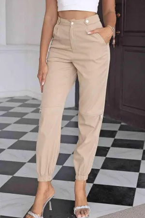Versatile Chic High Waisted Jogger Pants