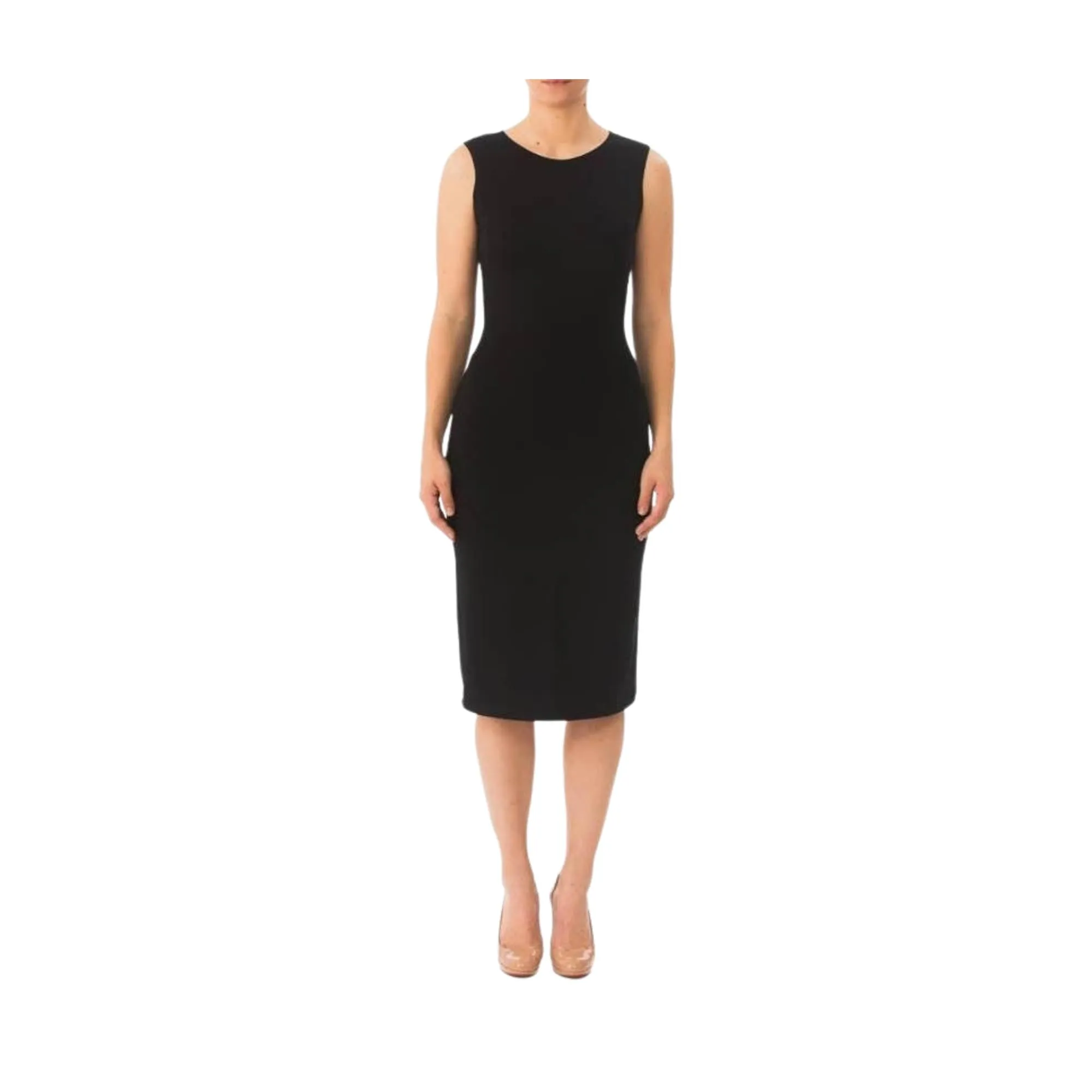 Versatile Tank Dress, Stretch Cotton Bodycon Sleeveless Dress, Midi Dress, Layering Dress, Tznius, Modest Dress, Pumpkin Spice Dress