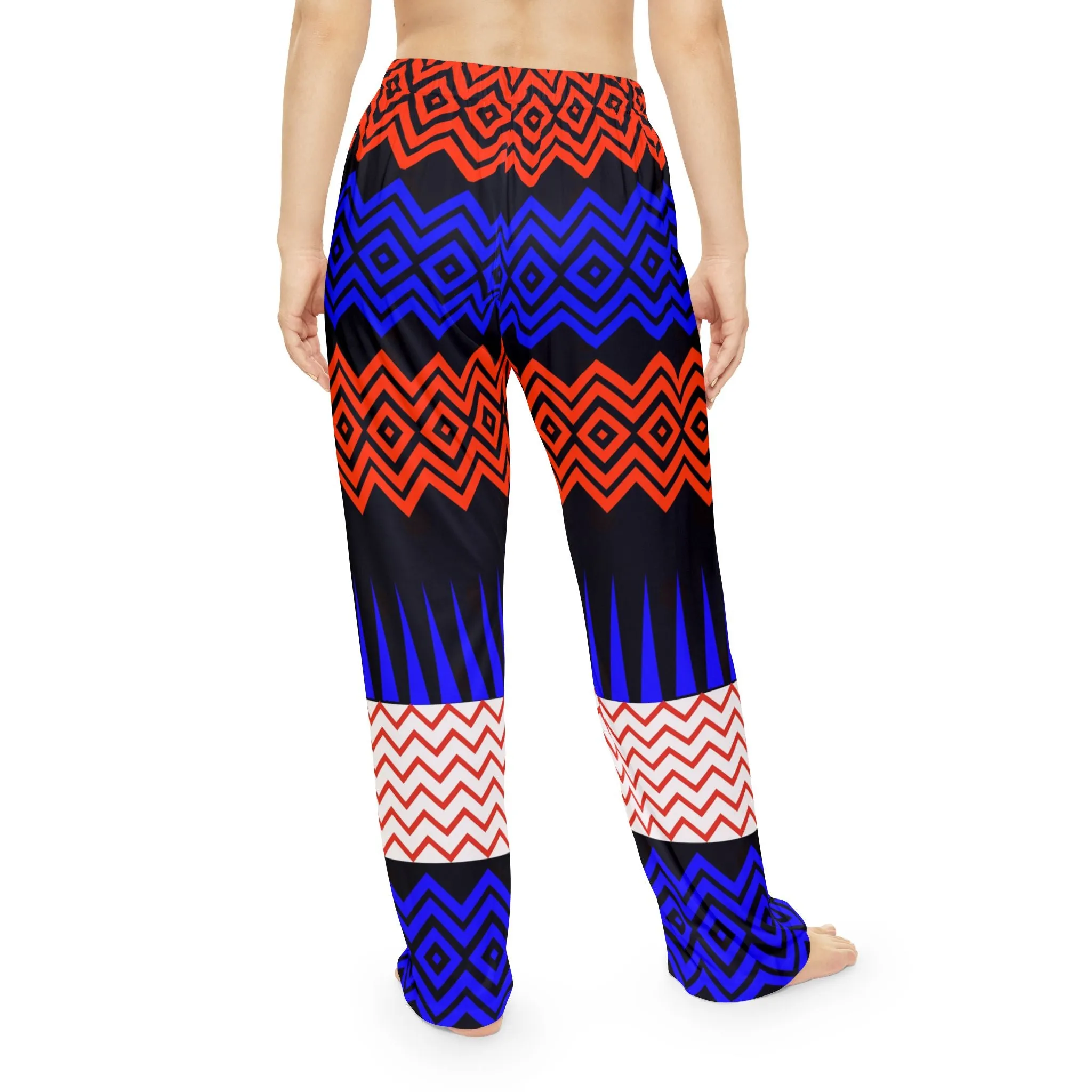 Vibrant Geometric Print Women's Pajama Pants for Cozy Nights