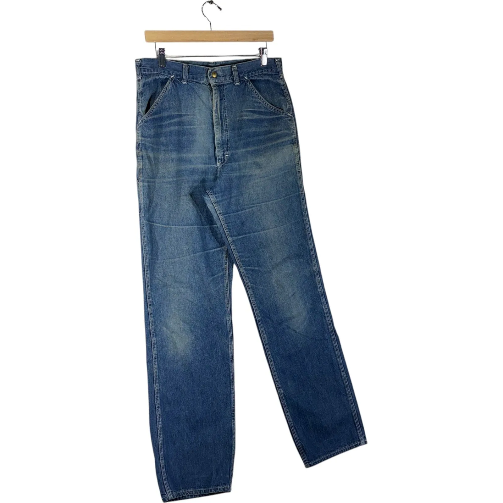 Vintage Lee Straight Leg Denim Jeans Men's Sz 32x33