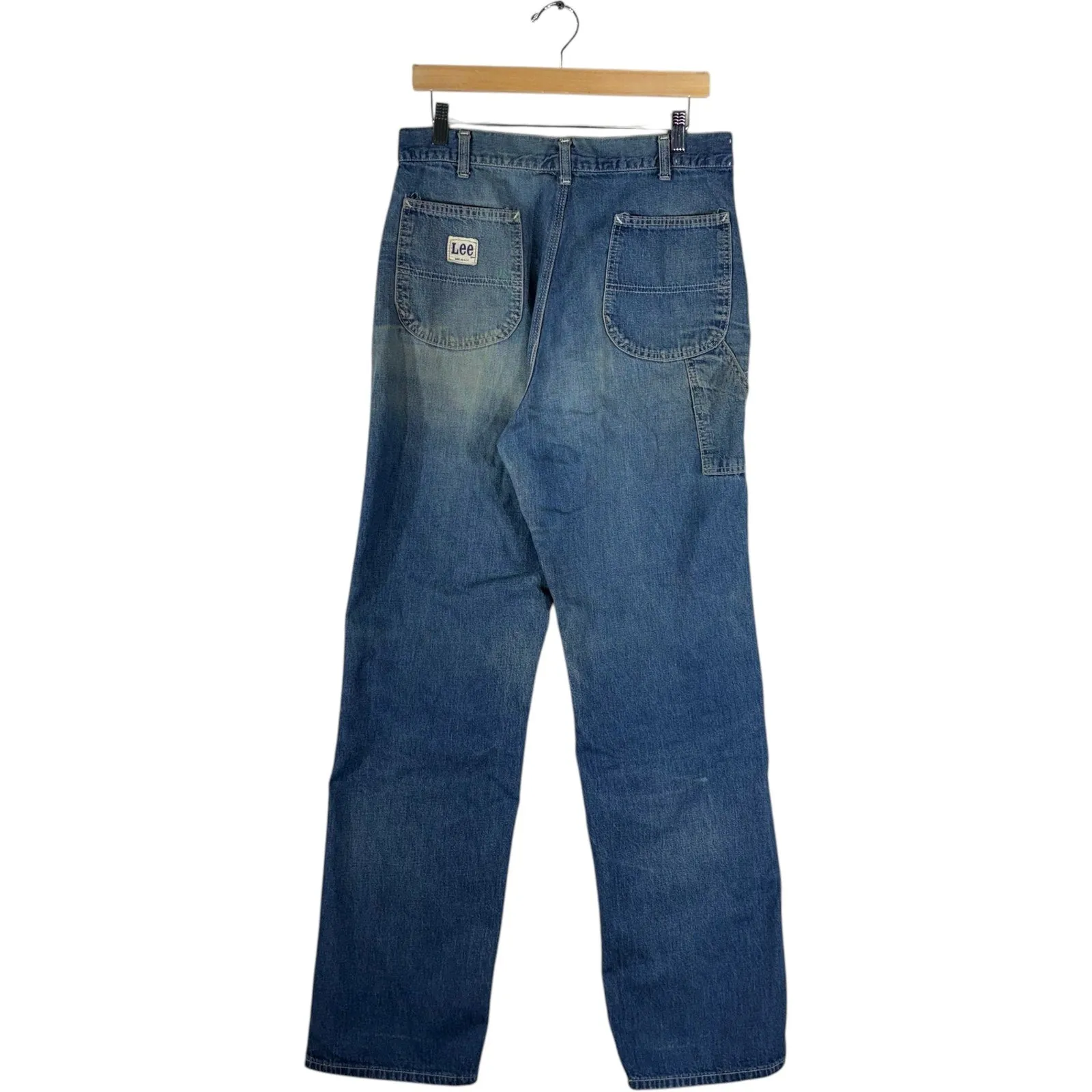 Vintage Lee Straight Leg Denim Jeans Men's Sz 32x33