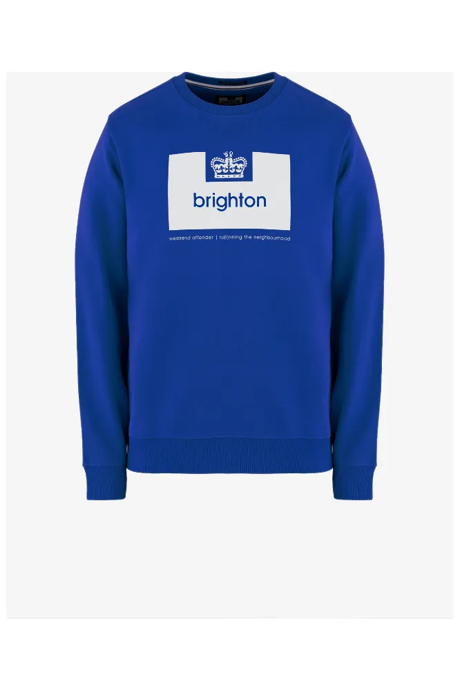 Weekend Offender x Modfather Clothing - Brighton Electric Blue - Sweatshirt