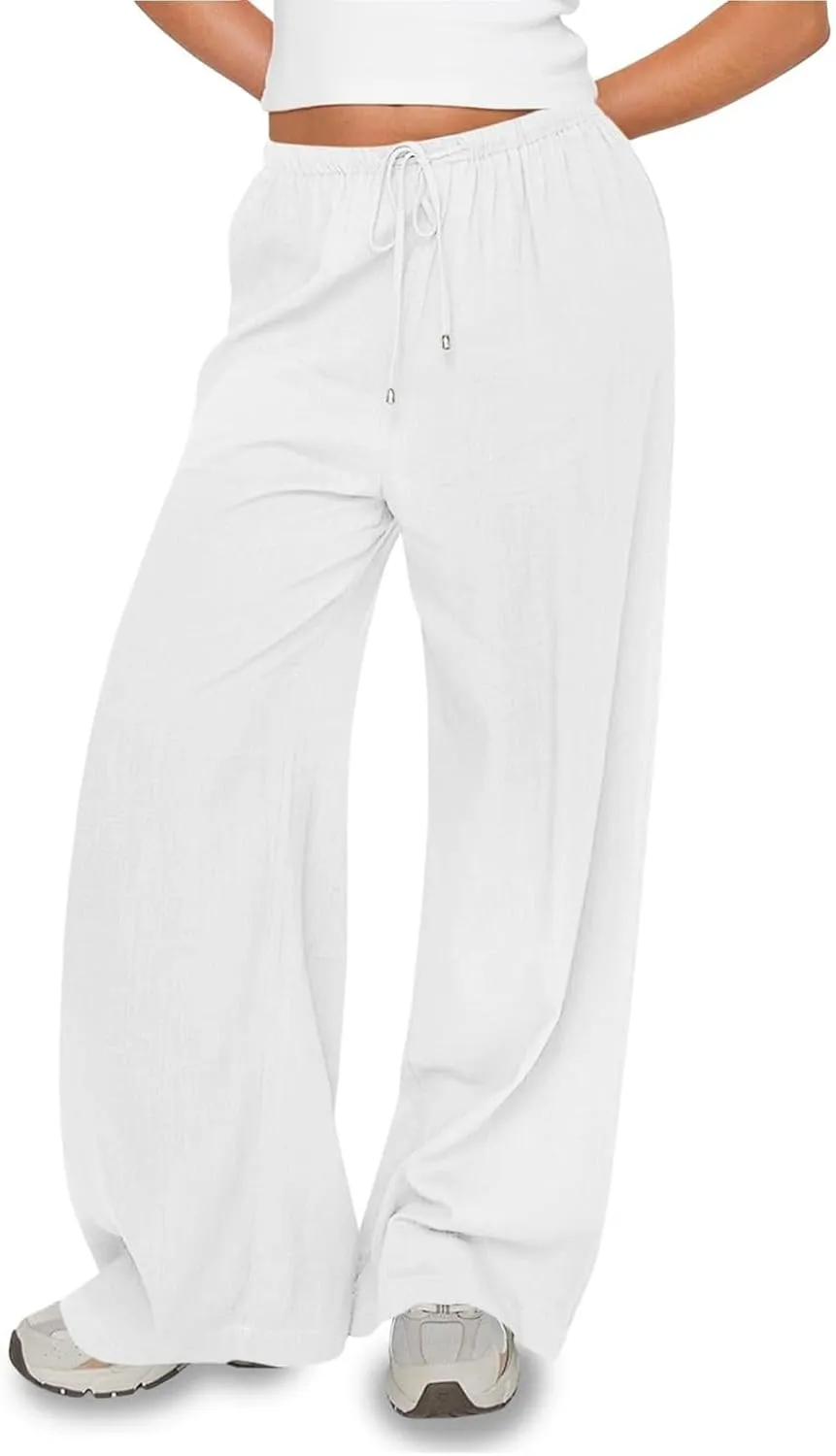 Wide Leg Pants for Women, Straight Leg Pants Baggy Wide High Waisted