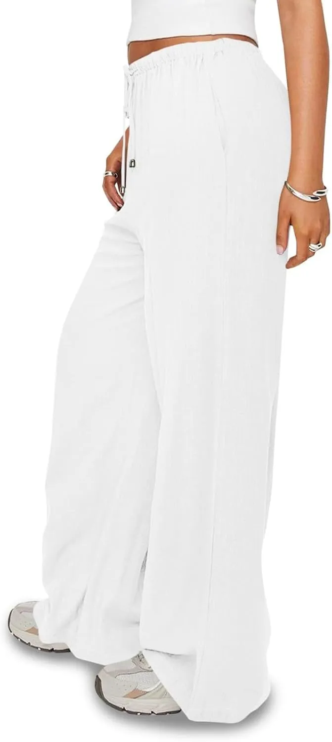Wide Leg Pants for Women, Straight Leg Pants Baggy Wide High Waisted
