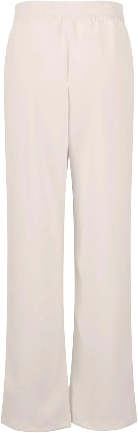 Women Culottes Wide Leg Pants Wide Leg Palazzo Linen Drawstring Cropped Trousers Elastic Waist Casual Pants Pockets