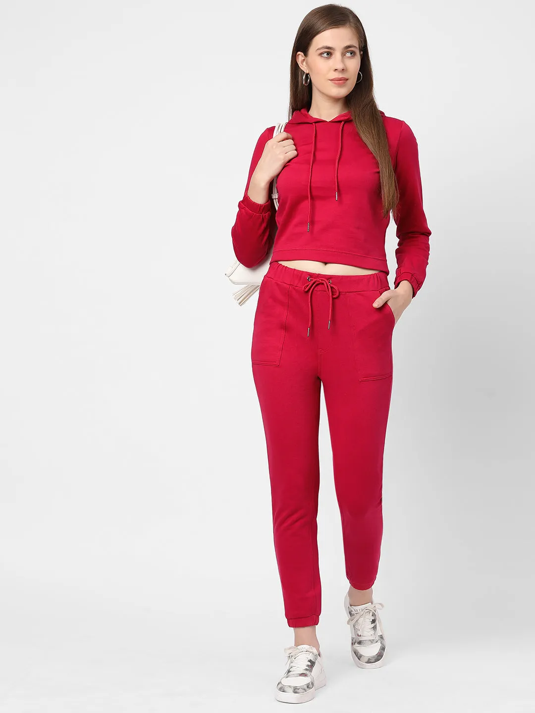 Women Hooded Full Sleeves Sweatshirt