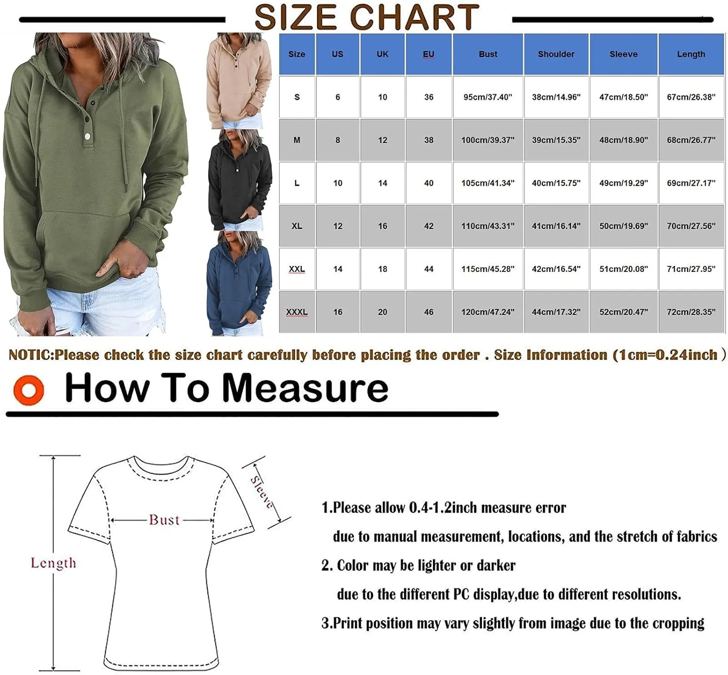 Womens Casual Hoodies Pullover Tops,2022 Fall Clothes Drawstring Long Sleeve Sweatshirts with Pocket