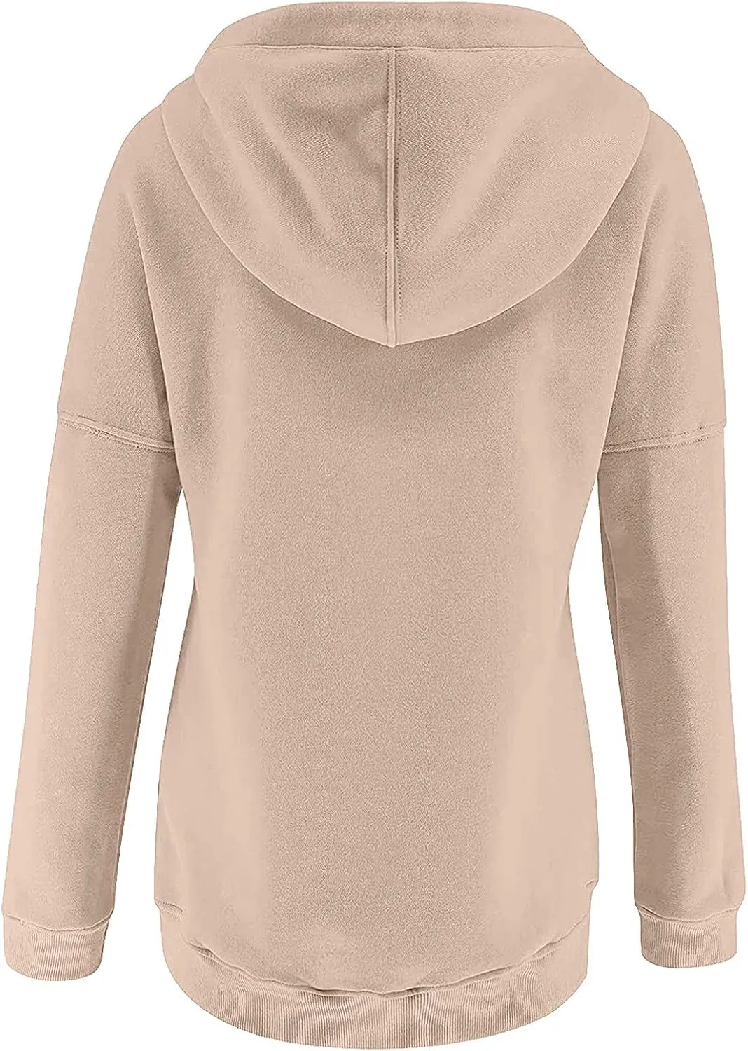 Womens Casual Hoodies Pullover Tops,2022 Fall Clothes Drawstring Long Sleeve Sweatshirts with Pocket