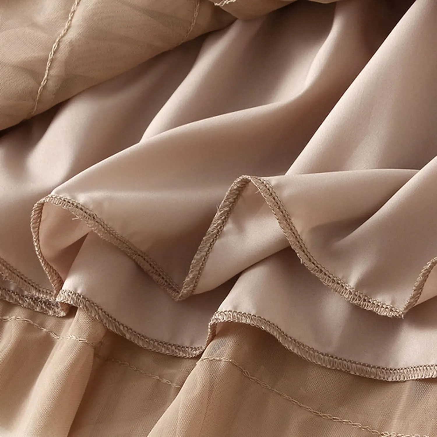 Women's Cute Fashion Layered Cake Short Skirts Summer High Waist Casual Solid Ruffled Half-Body Skirt 2025 Basic