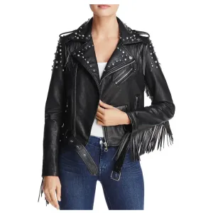 Women's Genuine Soft Lambskin Leather Jacket Classic & Comfortable