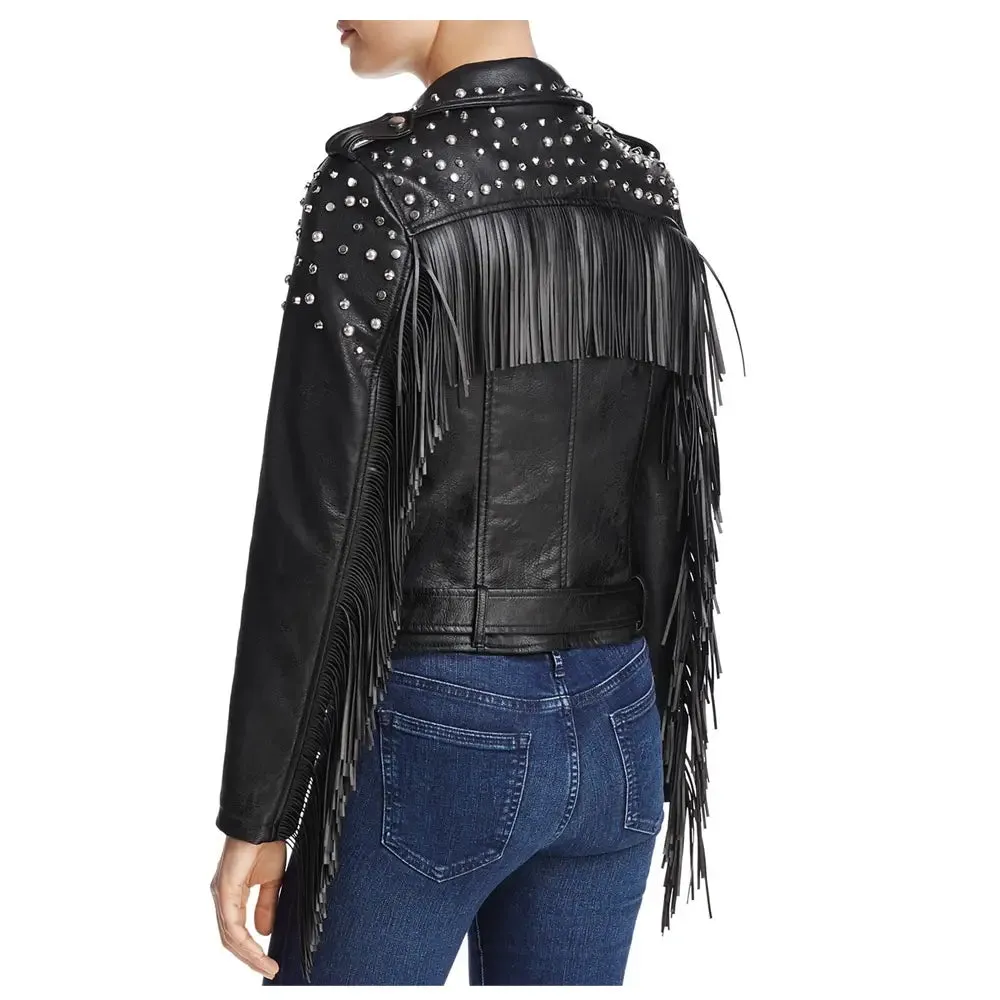 Women's Genuine Soft Lambskin Leather Jacket Classic & Comfortable