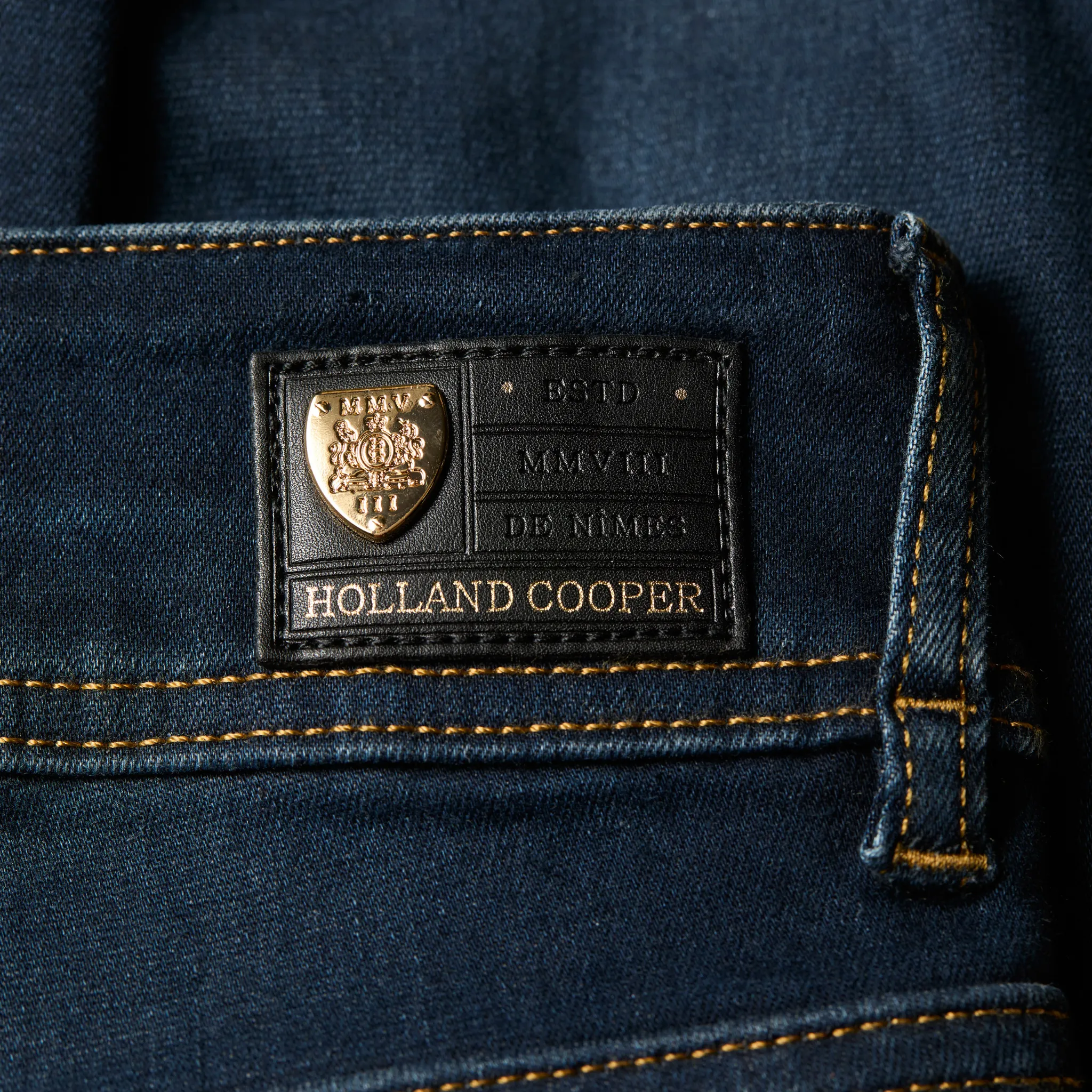 Womens Holland Cooper Deep Indigo Classic Skinny Fit Jeans