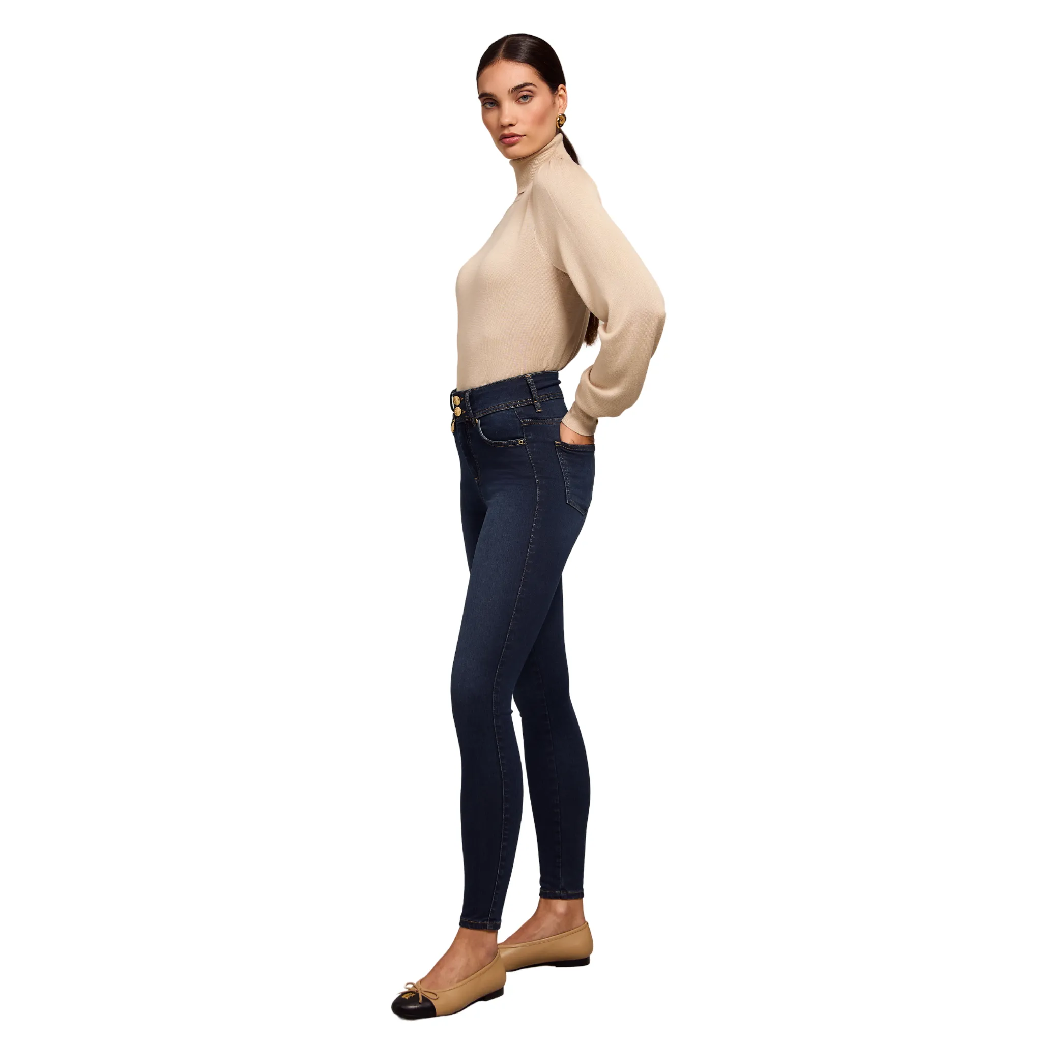 Womens Holland Cooper Deep Indigo Classic Skinny Fit Jeans