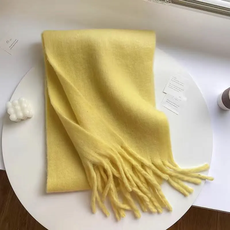 Women's Mohair Winter Scarf – Thick Warm Shawl