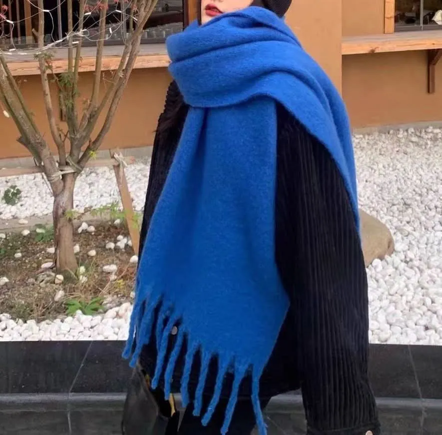 Women's Mohair Winter Scarf – Thick Warm Shawl