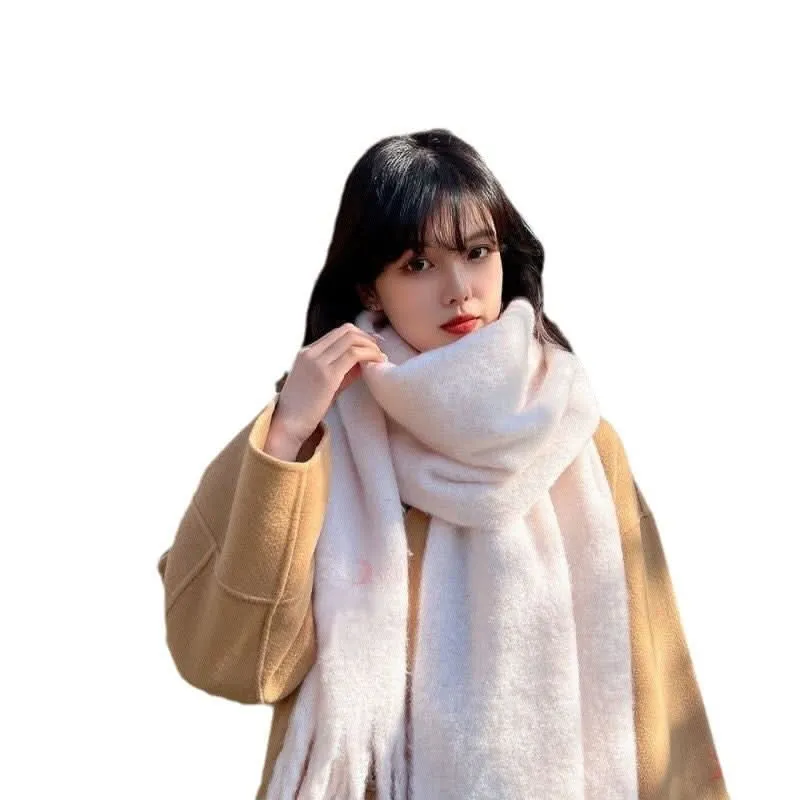 Women's Mohair Winter Scarf – Thick Warm Shawl