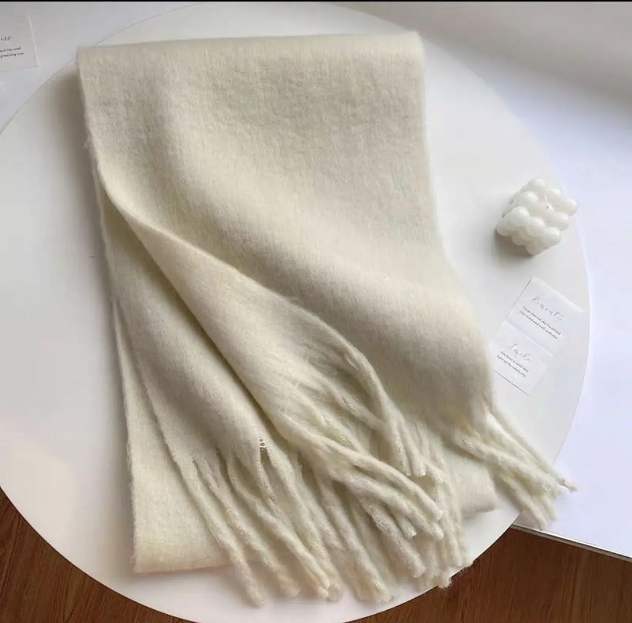 Women's Mohair Winter Scarf – Thick Warm Shawl