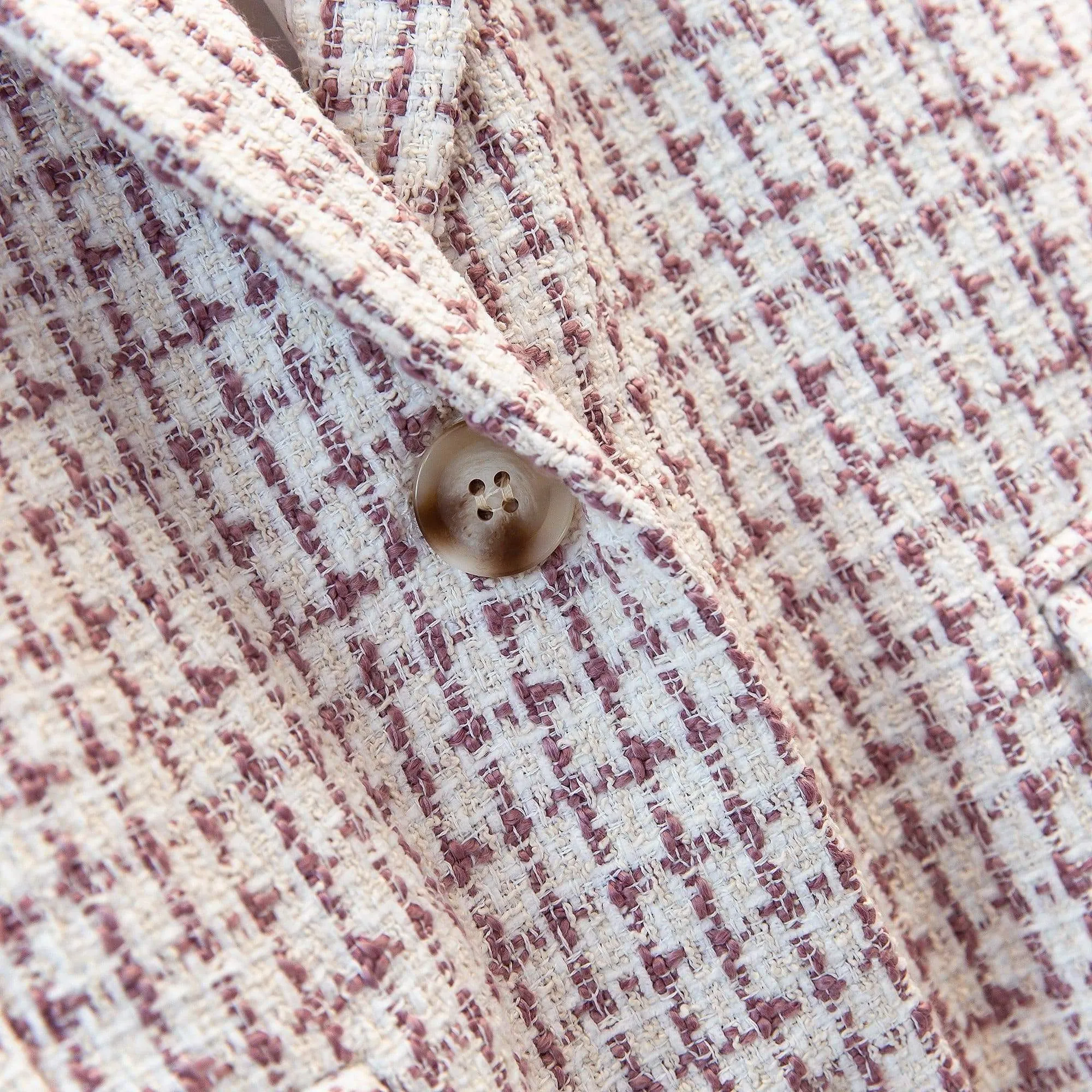 Women's Tweed Winter Jacket Coat
