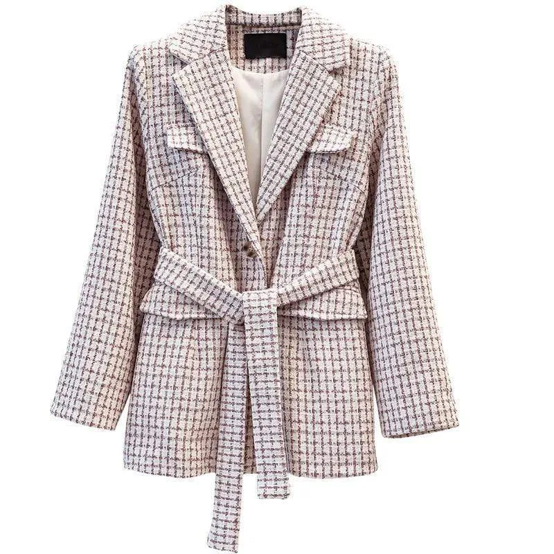Women's Tweed Winter Jacket Coat
