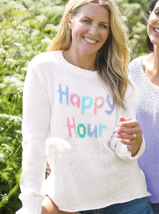 Wooden Ships Happy Hour Crewneck [White-K52C2W057]